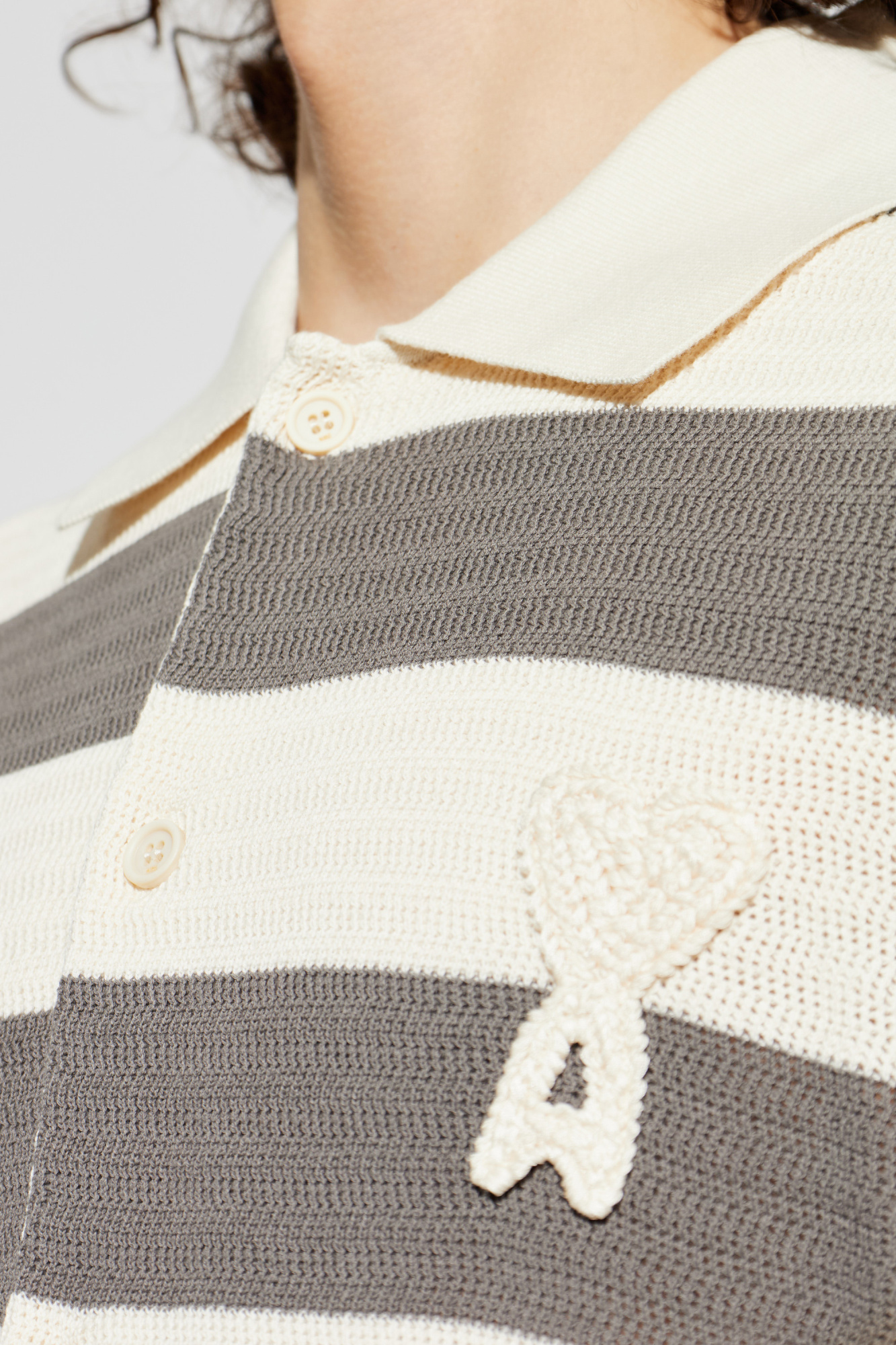 Ami Alexandre Mattiussi Cardigan with striped pattern | Men's | Vitkac